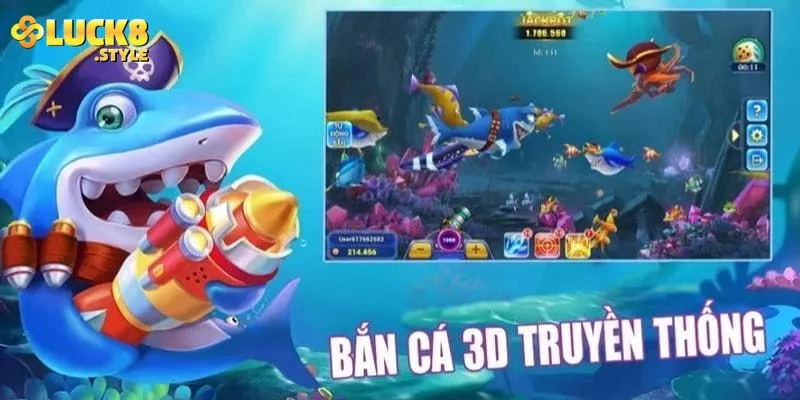 Giới thiệu tựa game bắn cá bùng nổ 3D